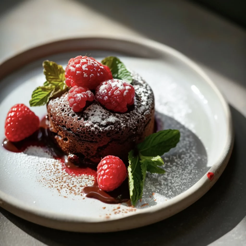 Low carb chocolate souffle